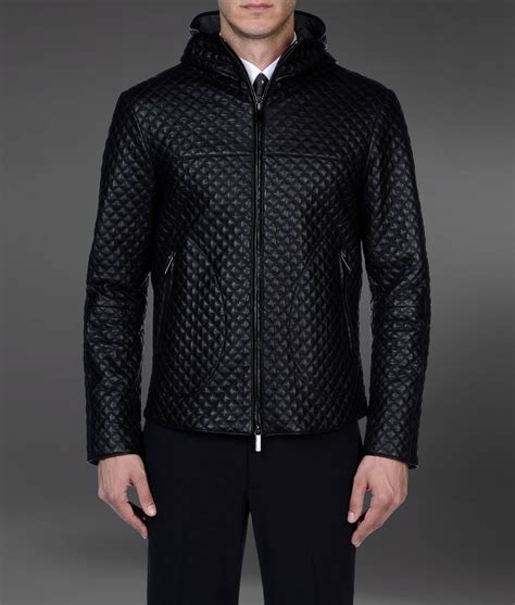 armani black jacket men.